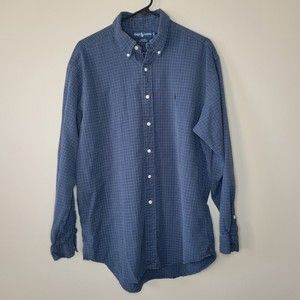 Ralph Lauren Blake Long Sleeve Button Shirt Size L